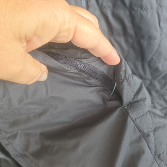 Prana Alpine Air Vest Men’s Med Grey Full Zip Quilted Lightweight Primaloft - Picture 5 of 10